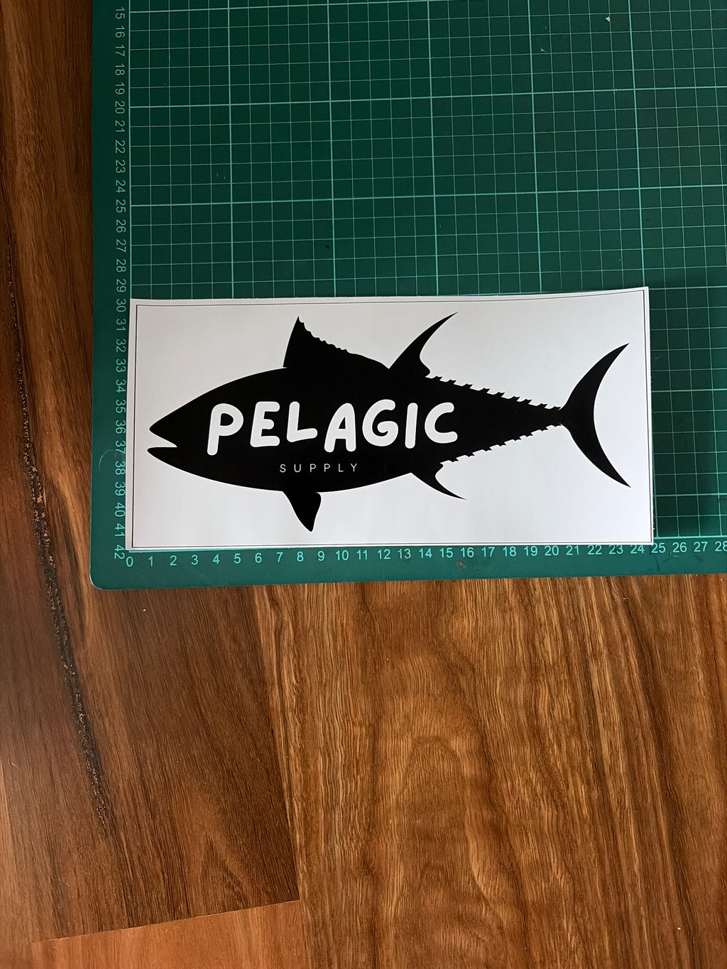 Pelagic supply sticker