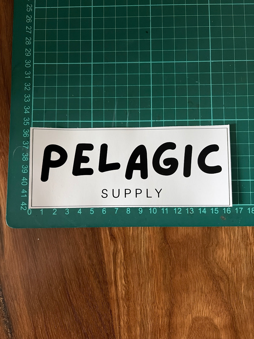 Pelagic supply sticker